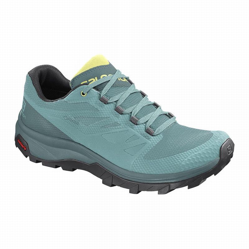 Salomon OUTLINE GORE-TEX Zapatillas Trekking Mujer - Turquesa / Verde - Colombia (40281-LKWE)